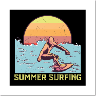 Summer Surfing Posters and Art